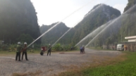 Công tác phòng cháy chữa cháy tại Xi măng Chinfon